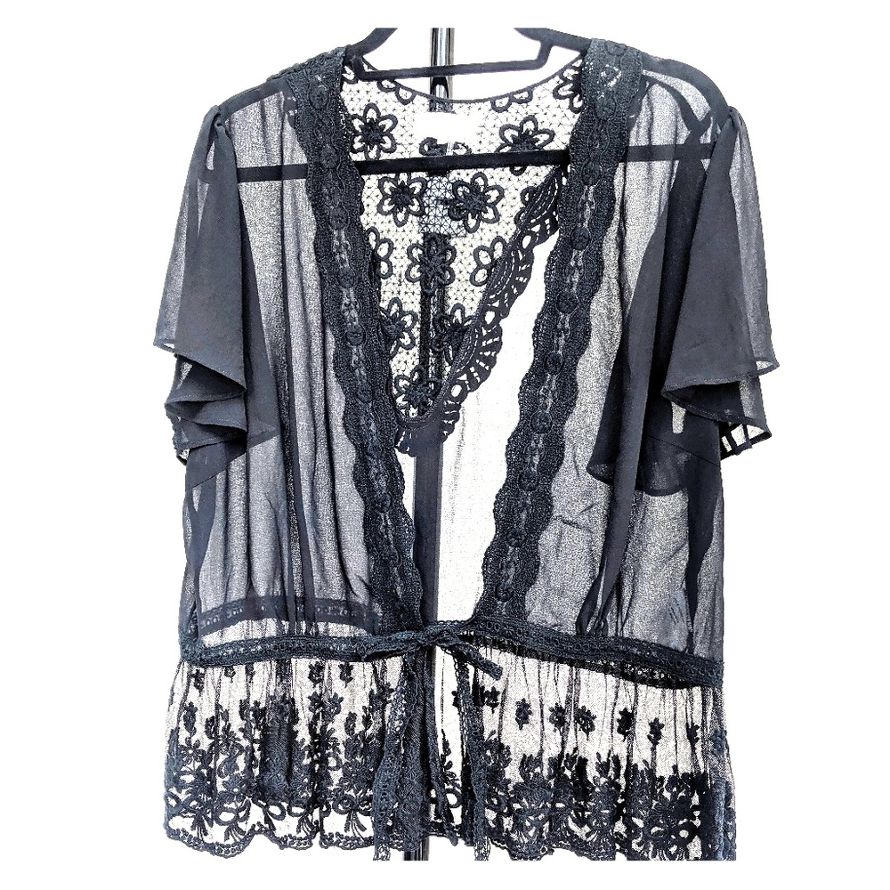 To Quiche Their Own Cardigan in Noir